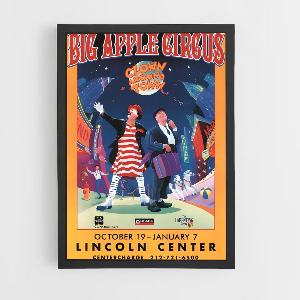 Poster Big Apple Circus – affiche Cirque (vue 2)